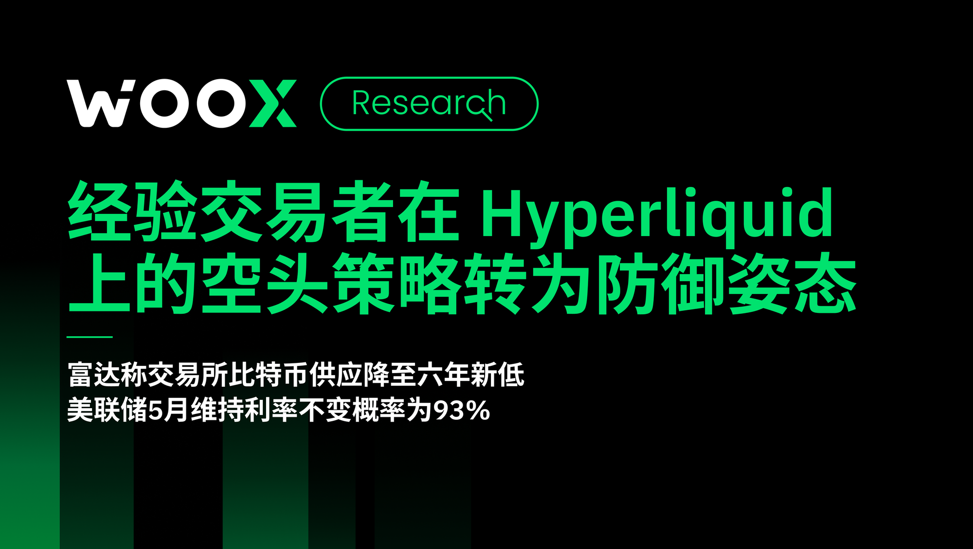 经验交易者在Hyperliquid 上的空头策略转为防御姿态