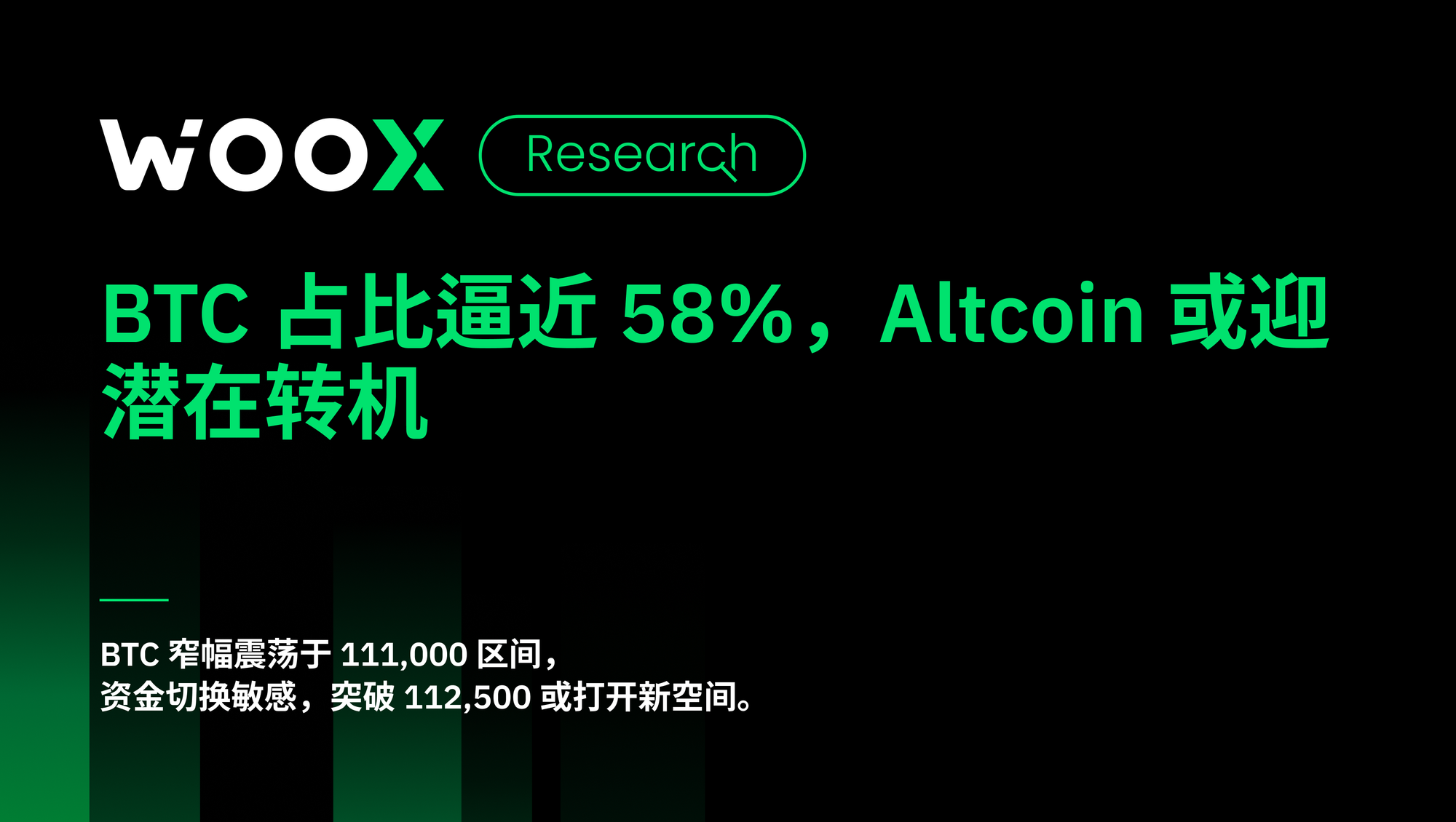 BTC 占比逼近58%，Altcoin 或迎潜在转机