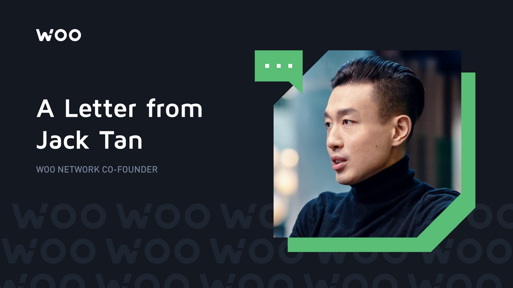 A Letter from our Co-founder Jack Tan: One with WOO