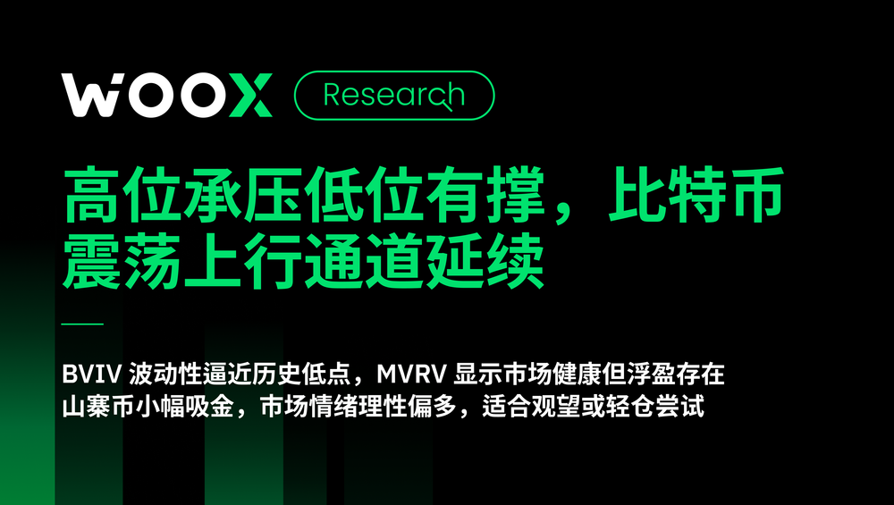 高位承压低位有撑，比特币震荡上行通道延续