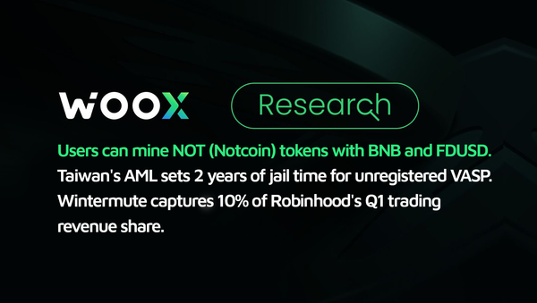 Users can mine NOT (Notcoin) tokens with BNB and FDUSD