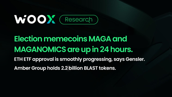 Election memecoins MAGA and MAGANOMICS are up in 24 hours