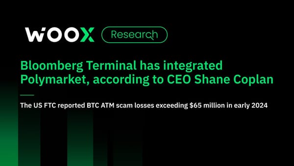 Bloomberg Terminal has integrated Polymarket, according to CEO Shane Coplan