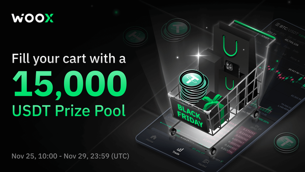 Black Friday: Fill your cart with a 15,000 USDT prize pool!
