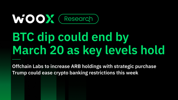 BTC dip could end by March 20 as key levels hold