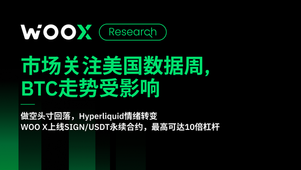 市场关注美国数据周, BTC走势受影响